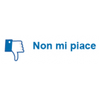 Facebook Stempel "Non mi piace"